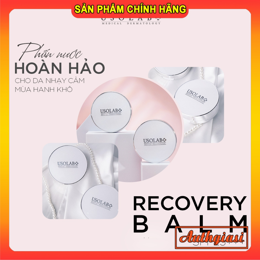 Phấn nước Cushion Usolab Recovery Balm SPF25+++ Phục Hồi Tổn Thương Che Khuyết Điểm Trắng Hồng