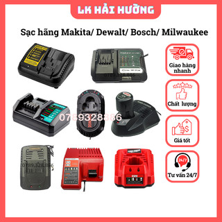 Sạc hãng Makita, Dewalt, Milwaukee, Bosch, DCA