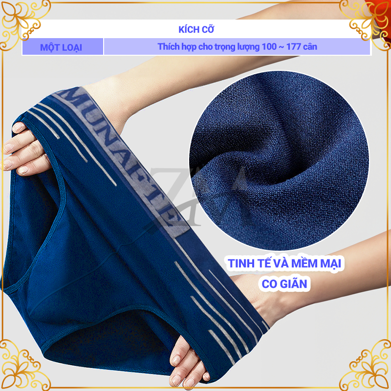 Quần sịp nam tam giác,Quần sịp đùi nam hàng cao cấp - Thun lụa co giãn 4 chiều, siêu mềm mịn, siêu thoải mái