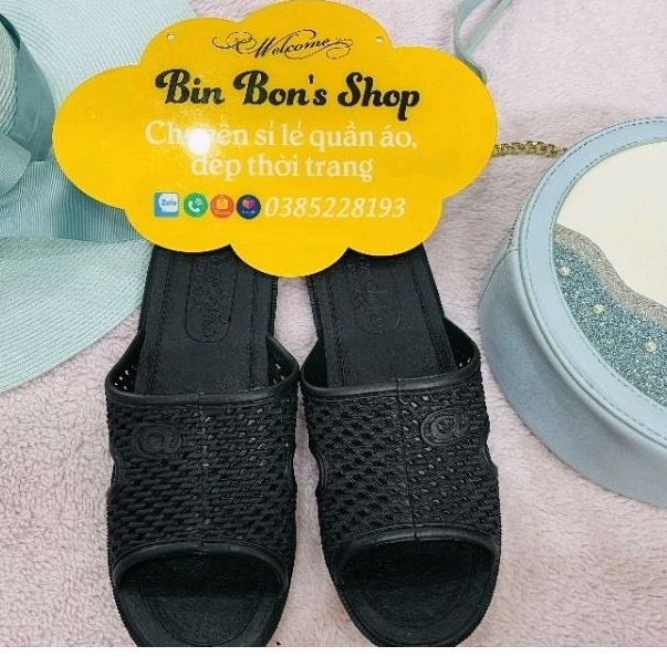 Dép tổ ong đen siêu rẻ