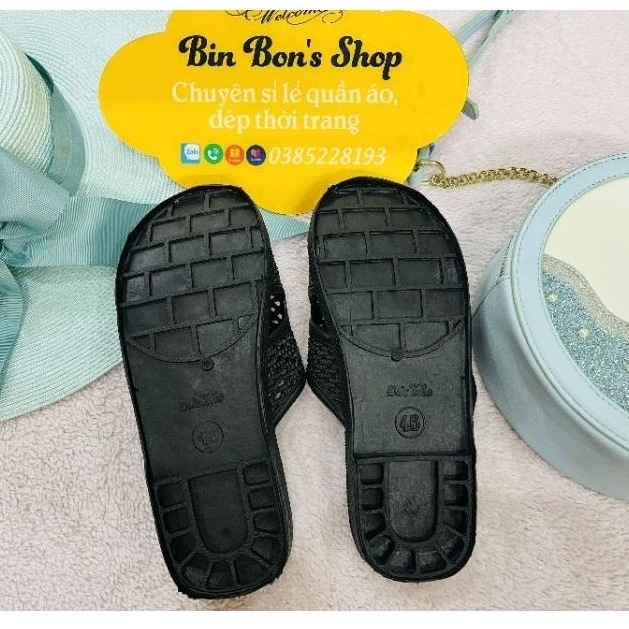 Dép tổ ong đen siêu rẻ
