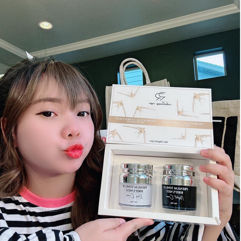 🍓 Set Kem yến ngày đêm Kim Cương Múi Xù GORGEOUS dưỡng trắng da mặt, kem dưỡng cấp ẩm cho da mờ nám tàn nhang