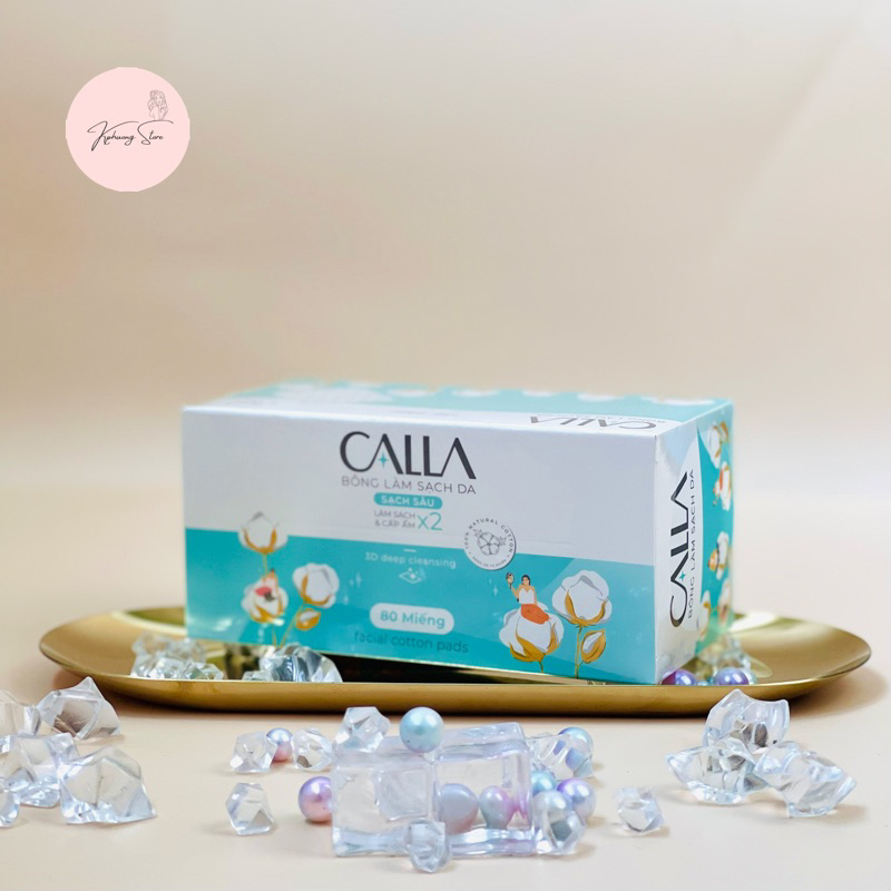 Bông tẩy trang Hàn Quốc 100% Cotton bông mềm, không xơ bông, không chất tẩy trắng