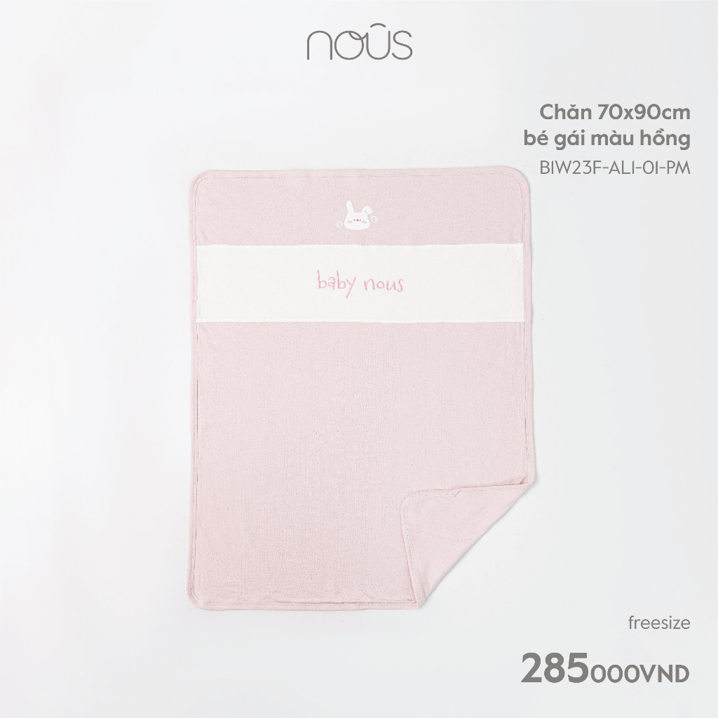 Chăn Nous cho bé nhiều màu sắc chất liệu thoải mái đắp mùa hè, mùa thu