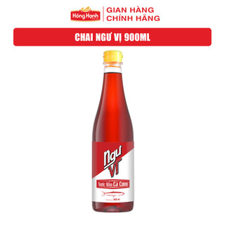 Nước mắm truyền thống Phú Quốc Hồng Hạnh Ngư Vị, dung tích 900ML - Kho nấu tiết kiệm.