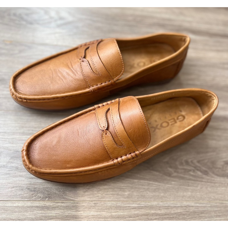 Giày lười Nam da thật hàng VNXK