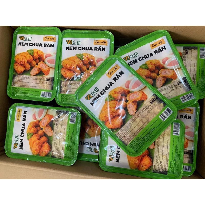 Nem chua rán Hà nội 1 hộp khoảng 20 cây