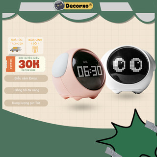 Đồng hồ Emoji, biểu đạt cảm xúc, làm đèn ngủ