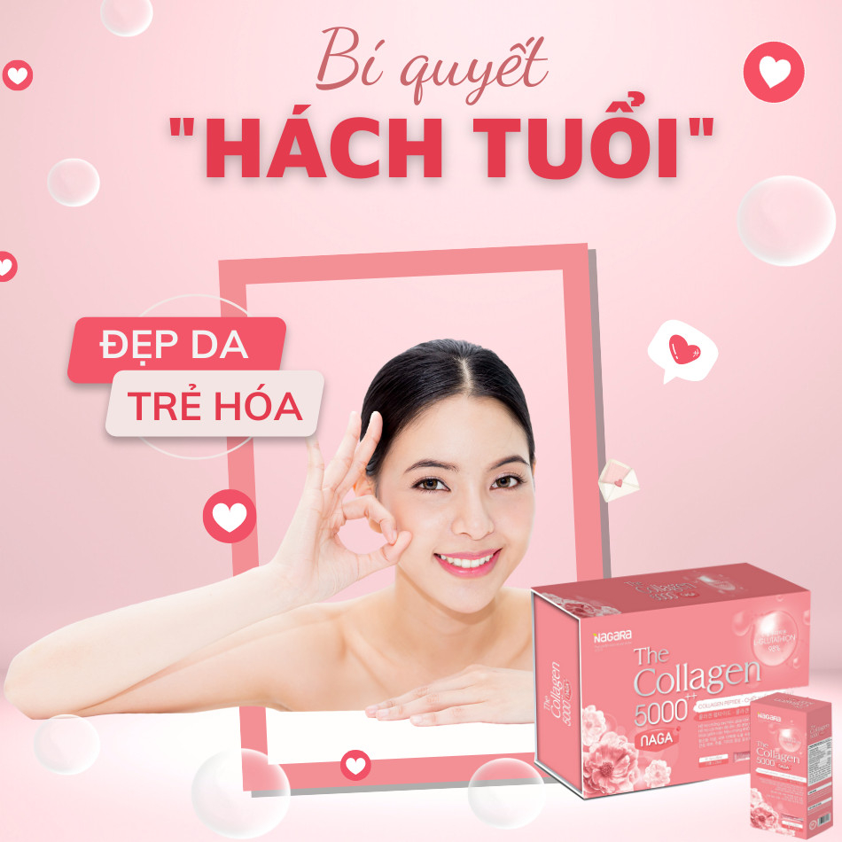 THE COLLAGEN 5000++ - NAGARA - Chống oxy hóa, làm sáng đẹp da.