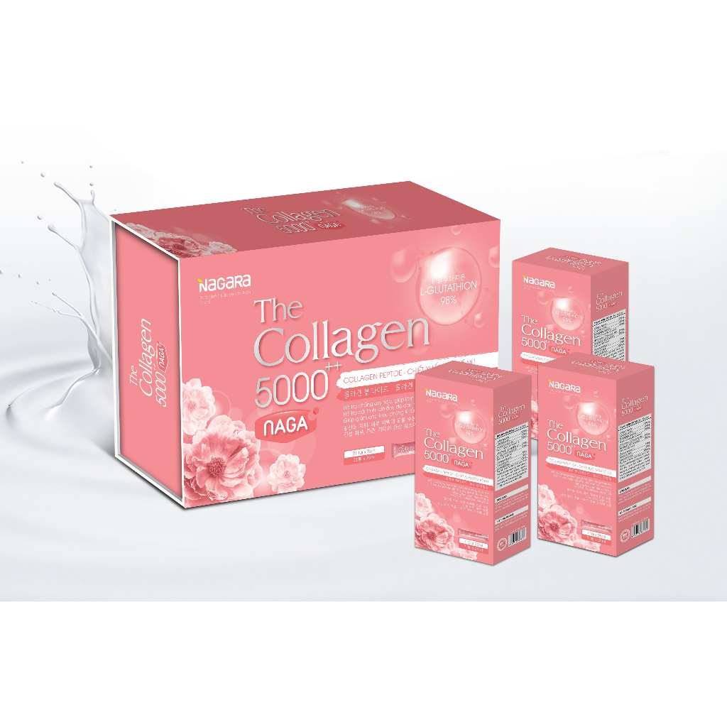 THE COLLAGEN 5000++ - NAGARA - Chống oxy hóa, làm sáng đẹp da.