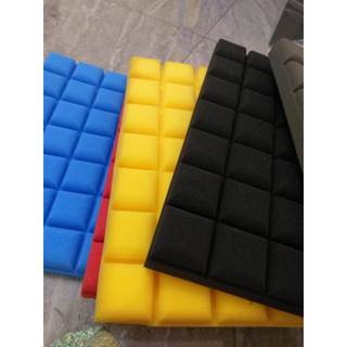 Mút tiêu âm 7 ô vuông tấm 0.5m*0.5m*4cm 7*7 ô ko có keo.