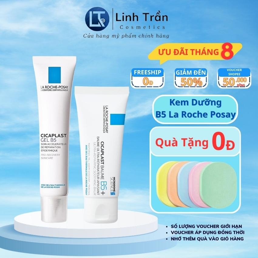 Kem Dưỡng Ẩm B5 La Roche Posay, Phục Hồi Tái Tạo Cho Da Dầu Mụn Da Khô Da Nhạy Cảm Chính Hãng