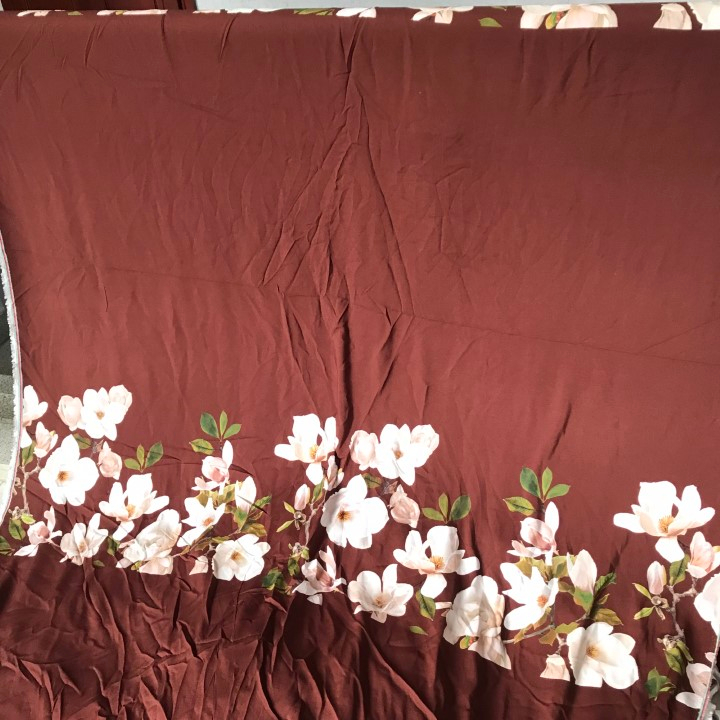 Vải Tole Lanh Cotton Hoa Khổ 1m5 - Giãn Nhẹ, Mềm Mát, Rũ - May Đồ Bộ, Đồ Ngủ, Đồ Trẻ Nhỏ
