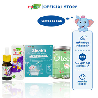 Bộ 3 Sản Phẩm FITOLABS Giúp Làm Sạch Da, Chống Nấm Miệng, Bổ Sung D3 và K2 (MK7), An Toàn Cho Bé