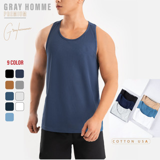 Aó Ba Lỗ Nam GRAYHOMME (8 Màu) Dáng Thể Thao, Kháng Khuẩn, Siêu Mát, Thấm Hút Mồ Hôi, Co giãn Tốt - TTKG001