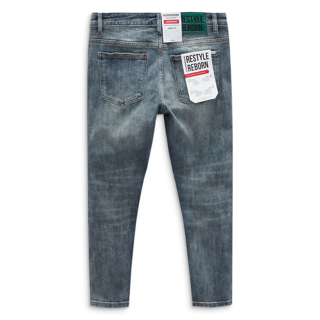 Quần Jeans Nam Skinny Heavy Blue Wash QJID0099