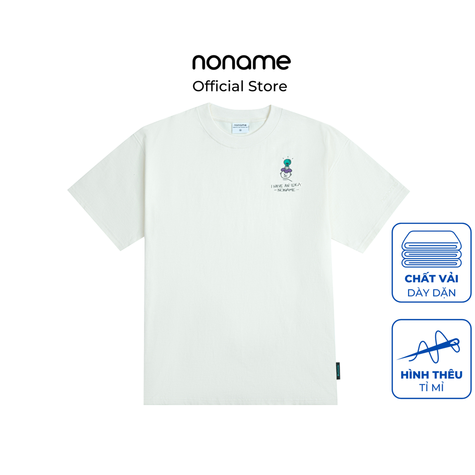 Áo Thun Unisex Oversize noname an idea person /Cream_NNRAD6001D641