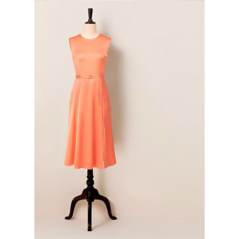 BEUCLOSET - Đầm lụa MG sát nách phối dây đai