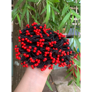 Dây cột tóc cherry đỏ dễ thương