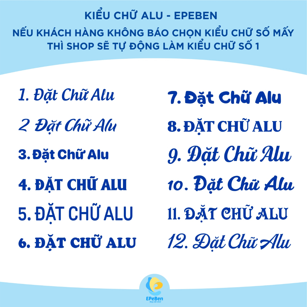 Chữ Alu, logo alu nhiều màu - Thiết kế theo yêu cầu, dày 3mm dán tường, dán biển quảng cáo