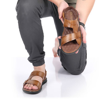 Hồng thạnh - sandal da bò cao cấp êm bền - 7114
