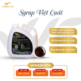 Syrup Việt Quất Wings (Can 2,5kg)