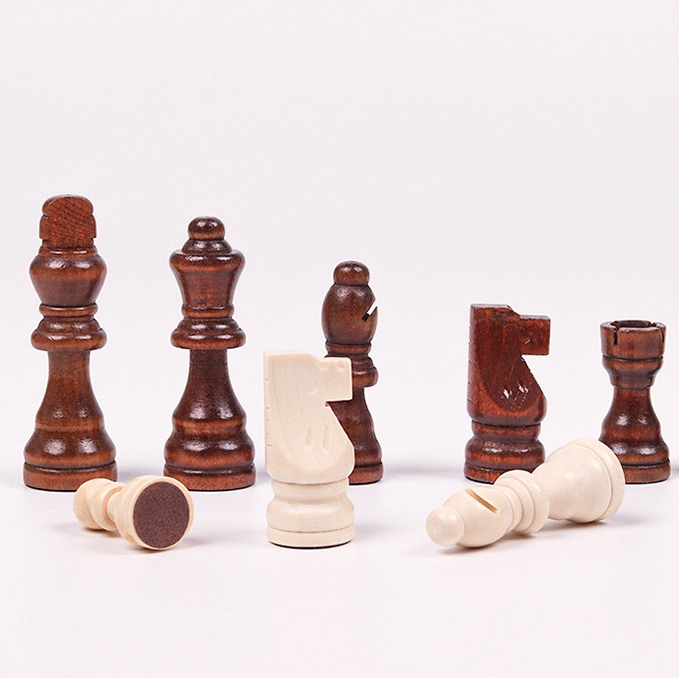 Quân Cờ Lẻ, Quân Cờ Vua Lẻ Gỗ Vua Cao 7.6cm