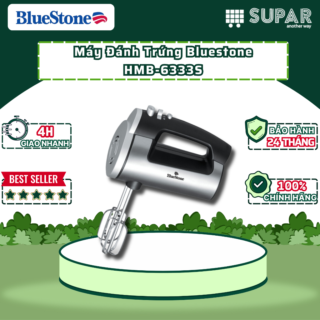 Máy Đánh Trứng Bluestone 300W HMB-6333S