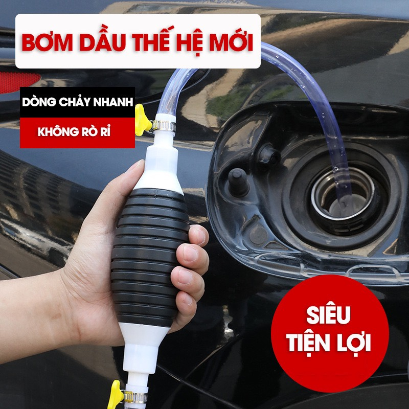 Vòi Bơm hút chất lỏng đa năng kèm 2 khóa (Dài 100cm) Dụng cụ hút nước, rượu, xăng dầu đơn giản hiệu quả