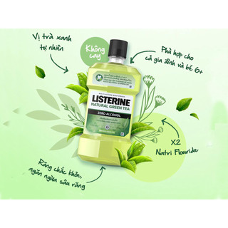 Nước Súc Miệng Listerine Trà Xanh Ngừa Sâu Răng