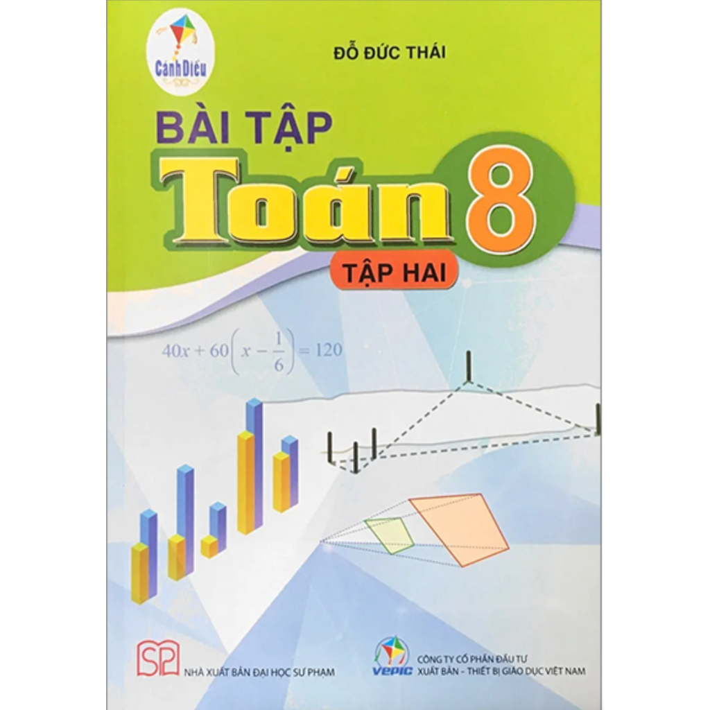 Sách - Bài tập Toán Lớp 8 Tập 2 - Cánh diều kèm 5 bút bi