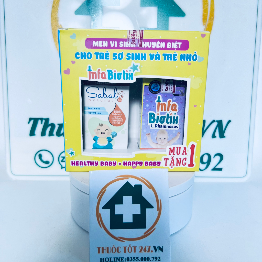 Infa biotix Men vi sinh giúp Bé ăn ngon, hấp thu vitamin cho bé, tăng đề kháng, hết biếng ăn, Probiotic đặc chế cho trẻ