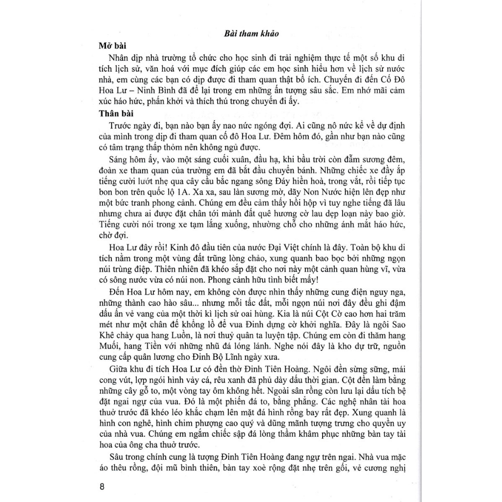Sách-Hướng Dẫn Viết, Nói Và Nghe Các Dạng Văn Lớp 8 - Tập 1
