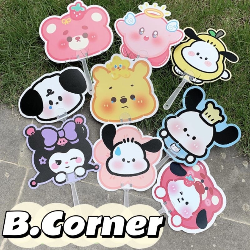 Quạt Nhựa Cầm Tay Hoạt Hình - BCorner