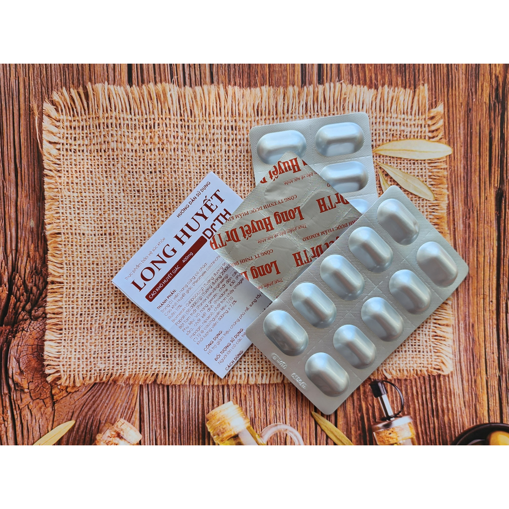 Viên Uống Long Huyết DrTH – Hỗ Trợ Giảm Triệu Chứng Phù Nề, Sưng Tấy, Làm Tan Bầm Tím, Nhanh Lành Vết Thương Hộp 30 Viê