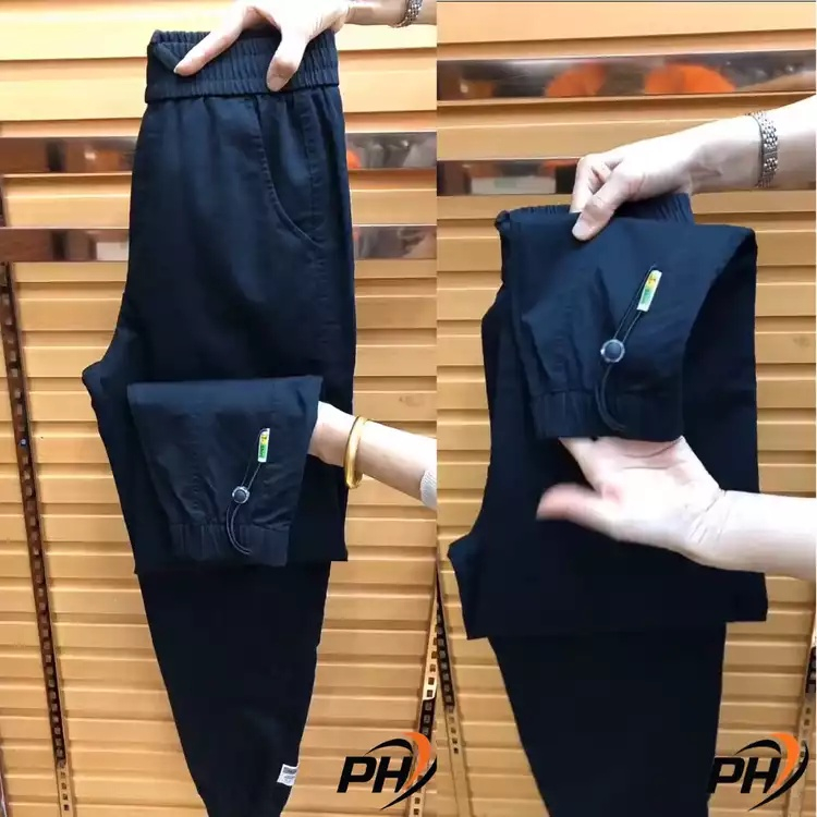 Quần jogger nam kaki Jery cạp chun trơn bo gấu phong cách năng động trẻ trung