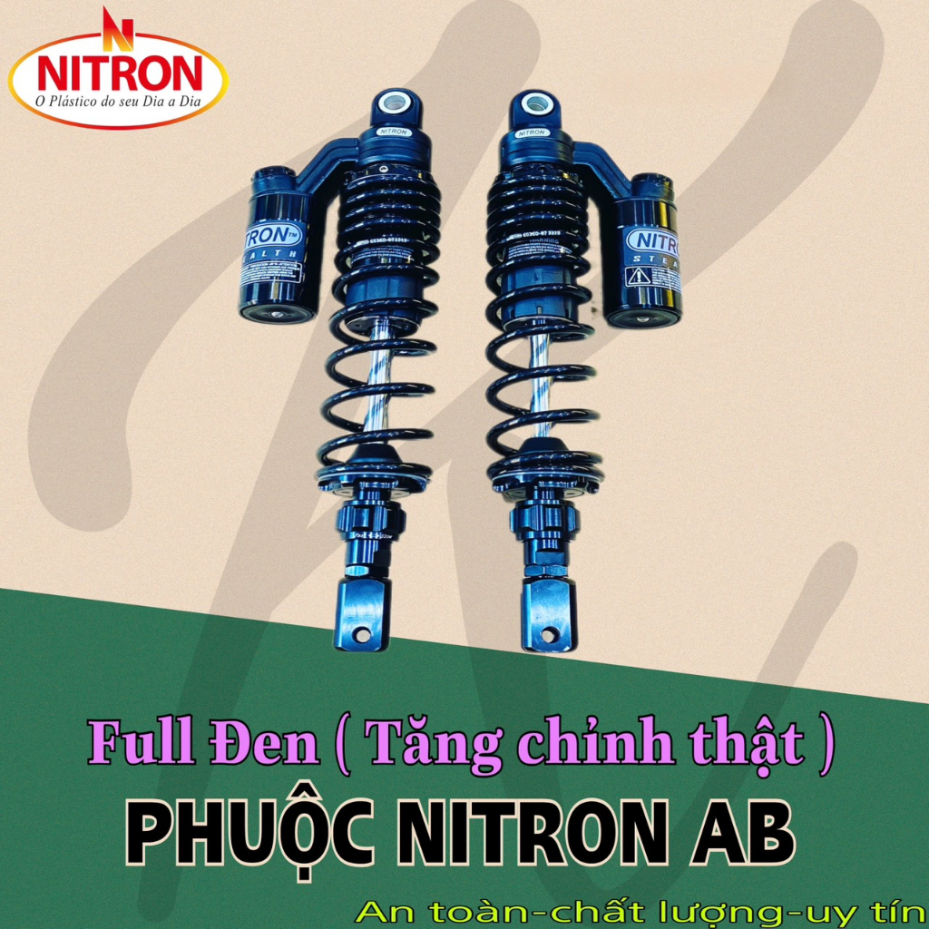Phuộc nitron AB , SHvn 150 , SHvn 350i đủ màu