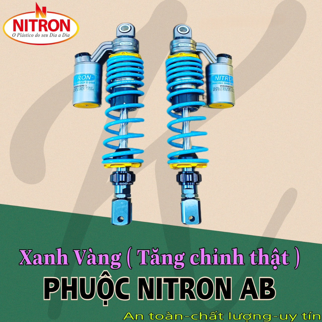 Phuộc nitron AB , SHvn 150 , SHvn 350i đủ màu