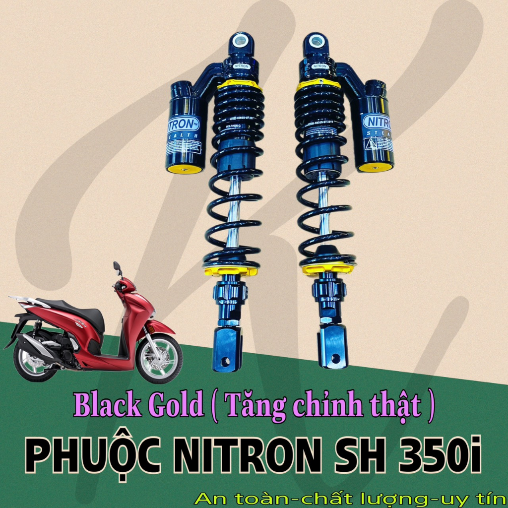 Phuộc nitron AB , SHvn 150 , SHvn 350i đủ màu
