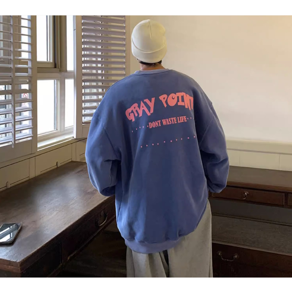 Áo Hoodie Phối Hình GrayPonit Siêu Đẹp Siêu Cá Tính , Chất Nỉ Cao Cấp Dày Dặn Ấm Áp