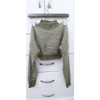 Thanh lý áo len cánh dơi croptop dưới 48kg