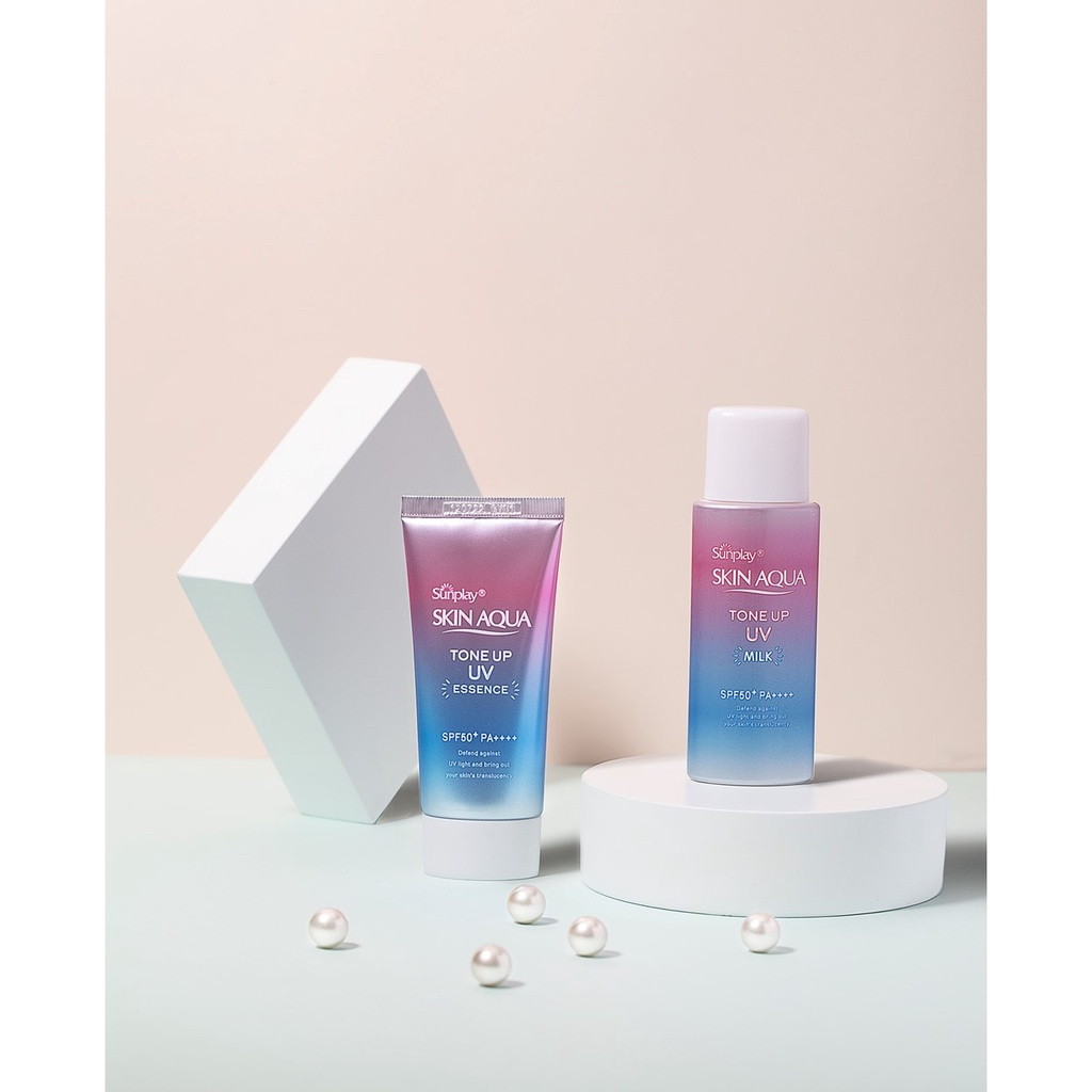 Kem chống nắng Sunplay Skin Aqua Tone Up  UV Lavender SPF50+ PA++++ 80g nâng tông - Sixcare Official