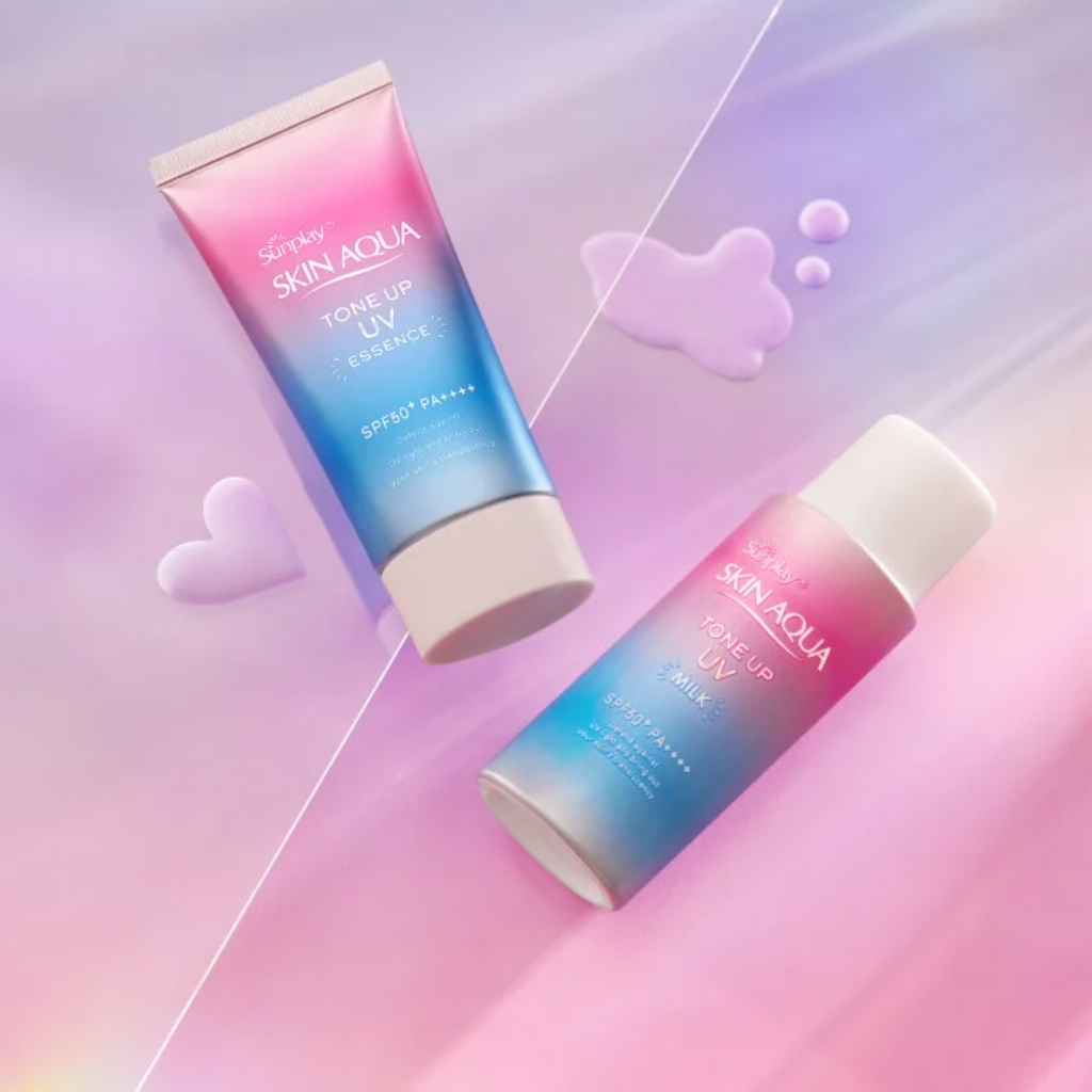 Kem chống nắng Sunplay Skin Aqua Tone Up  UV Lavender SPF50+ PA++++ 80g nâng tông - Sixcare Official