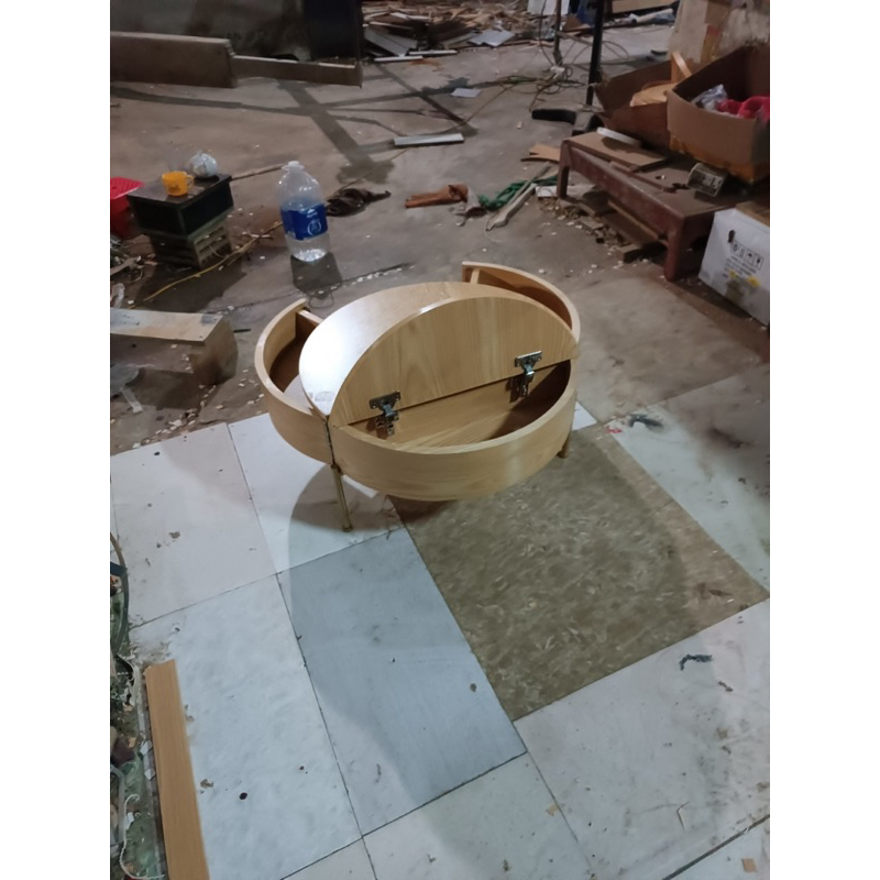 Bàn trà sofa tròn thông minh bt10
