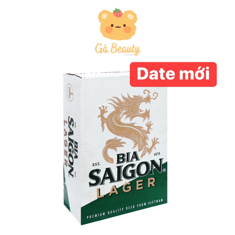 Thùng Bia Sài Gòn Lager 330ml x 24 Lon