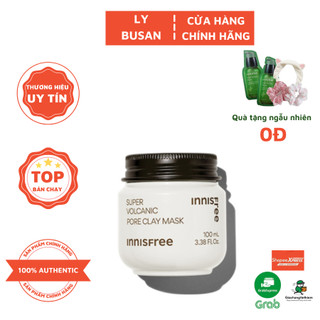 [ HÀNG AUTH CÓ BILL HÀN] Mặt nạ đất sét Innisfree Super Volcanic Pore Clay 2X NEW