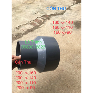 Côn thu  ngoại cỡ 200-160-140-125-110-90