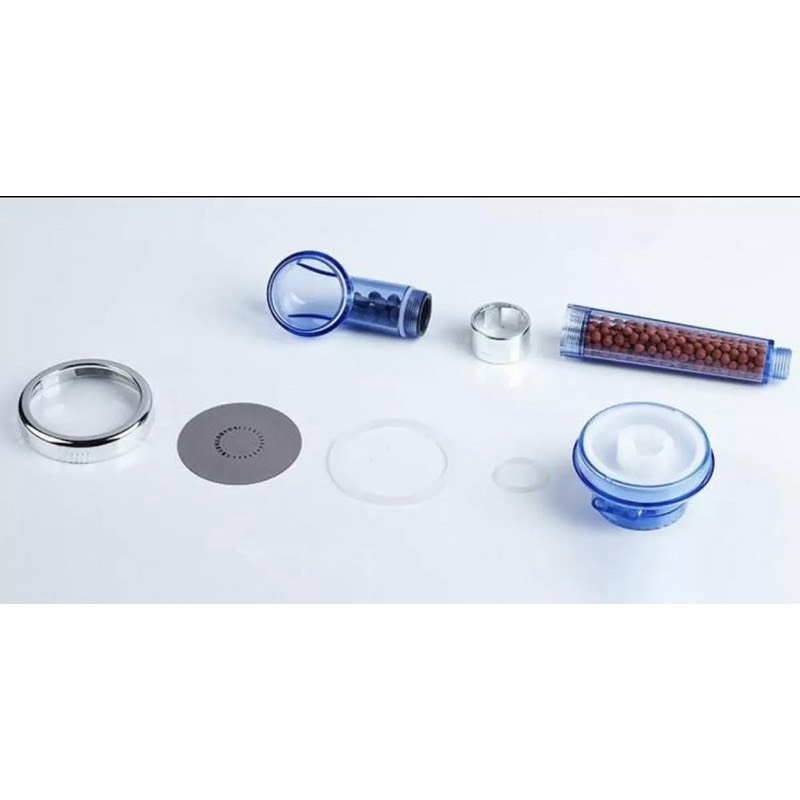 Vòi sen tắm nóng lạnh tăng áp chỉnh 3 chế độ có hạt lọc nano -Bát sen tắm - Vòi hoa sen dây sen inox và cài sen