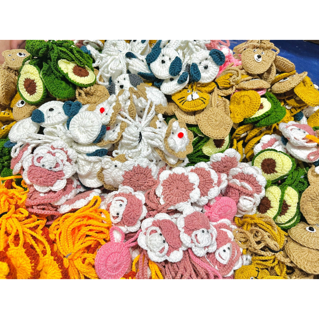 Túi đựng tỏi bằng len cho bé yêu