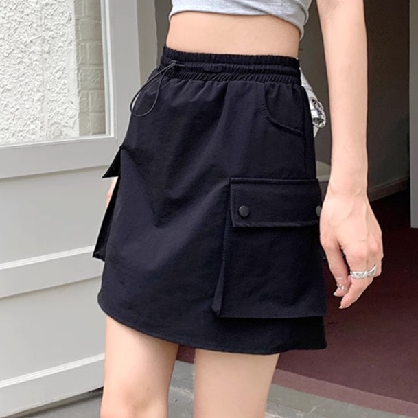 Chân váy chữ a túi hộp chất kaki có quần bảo hộ - 247store.vn - Chanvaytuihop162_P5K5